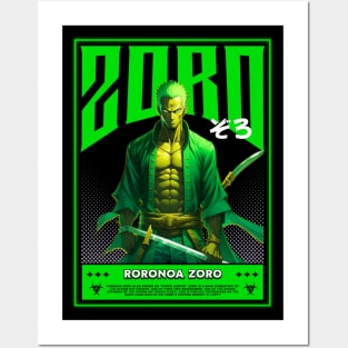 Roronoa Zoro Posters and Art